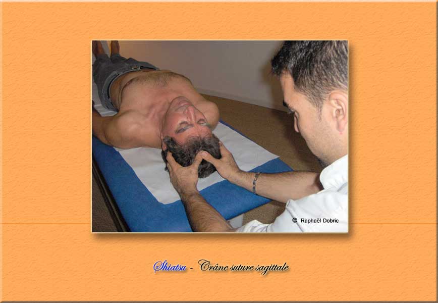 Photo Shiatsu du Crâne Suture sagittale - par Raphaël Dobric